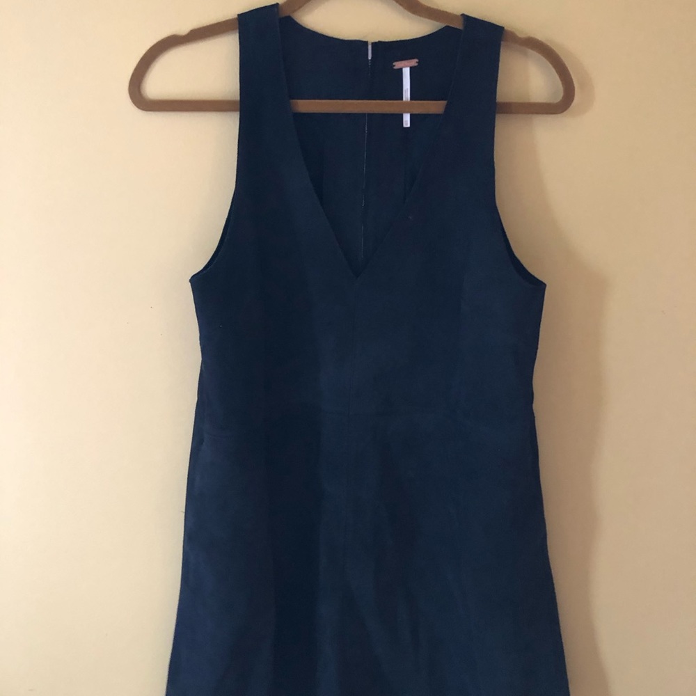Suede Free People Dress